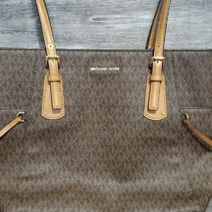 Michael Kors Dark Brown Monogram Tote